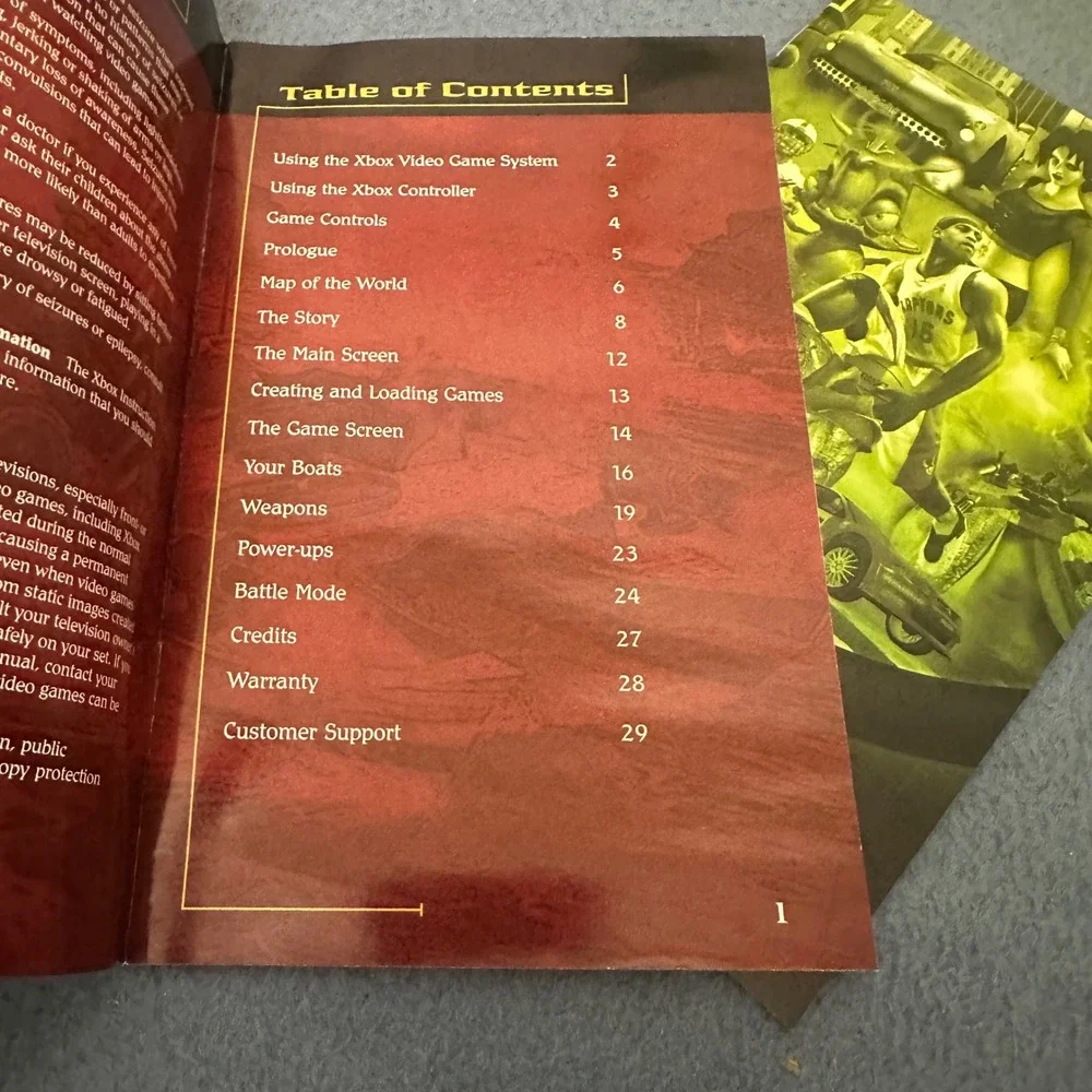 Blood Wake Microsoft Xbox Game Original CIB Complete with Manual Naval Combat